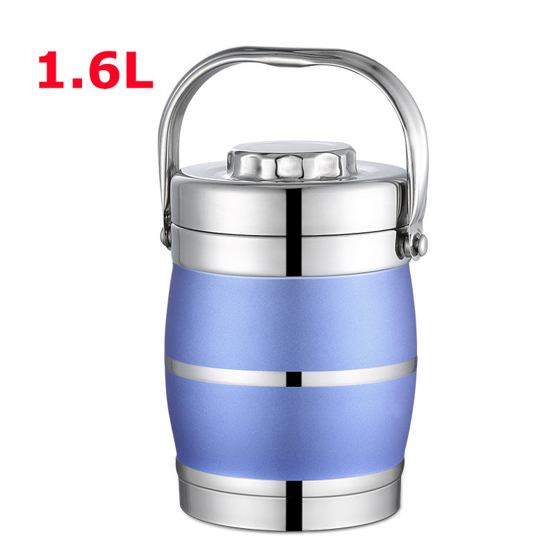 Three-layer insulation barrel