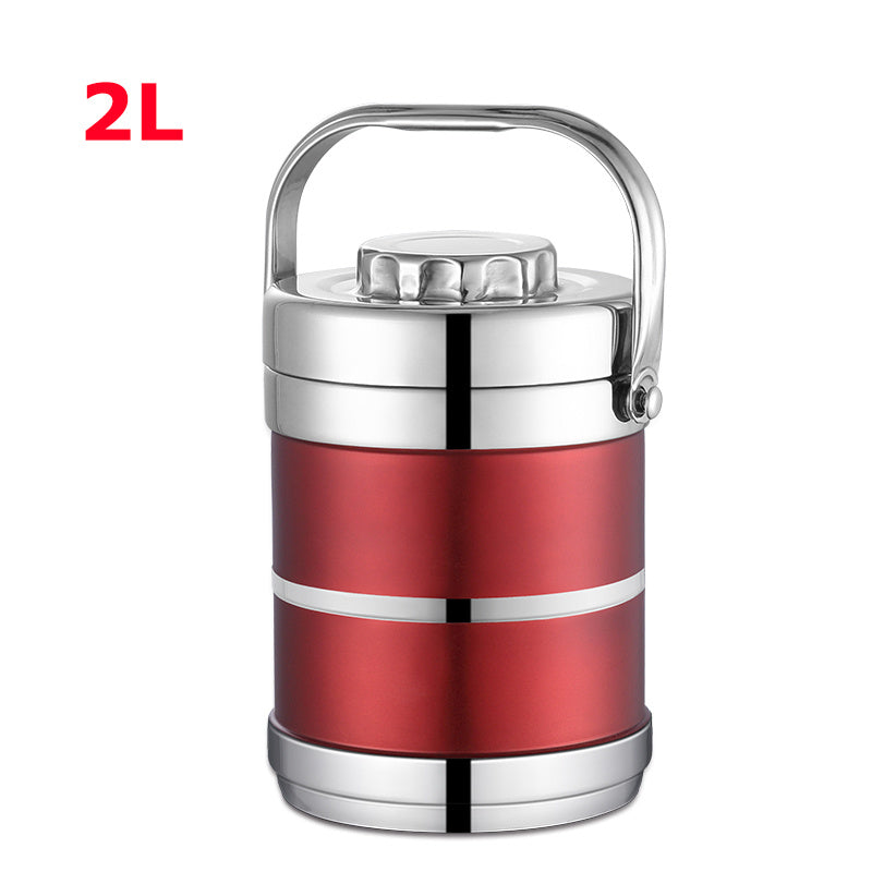 Three-layer insulation barrel