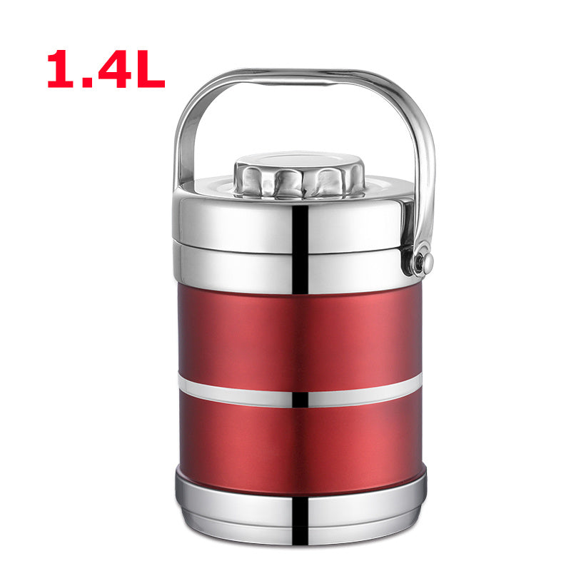 Three-layer insulation barrel