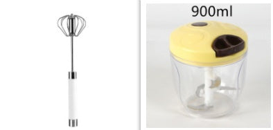 Semi-automatic Stainless Steel Egg Beater