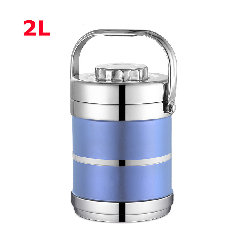 Three-layer insulation barrel