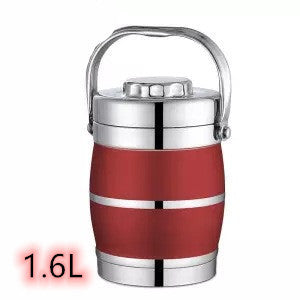 Three-layer insulation barrel