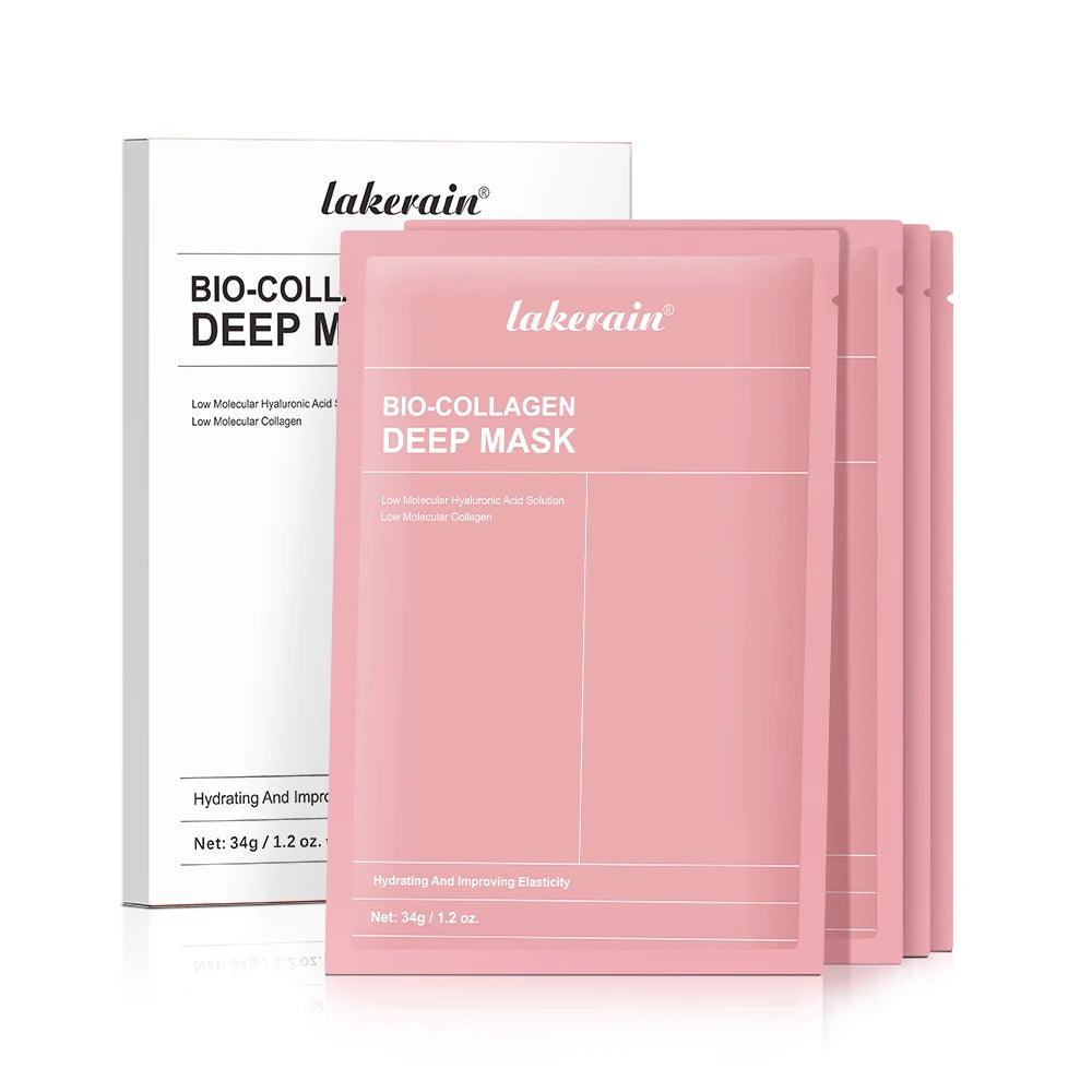 Korean Deep Collagen Mask Peel Off Mask Face Anti Wrinkle Lifting Skin Care Masks Bio Pack Night Wrapping Woman Overnight Skin