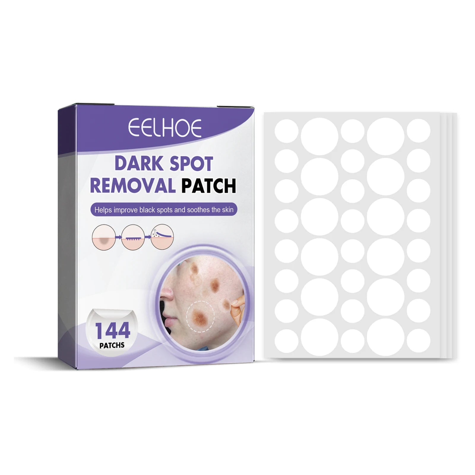 Spot-removing patches - for lightening facial dark spots, chloasma, pigmentation and melanin; moisturizing skin, spot patches