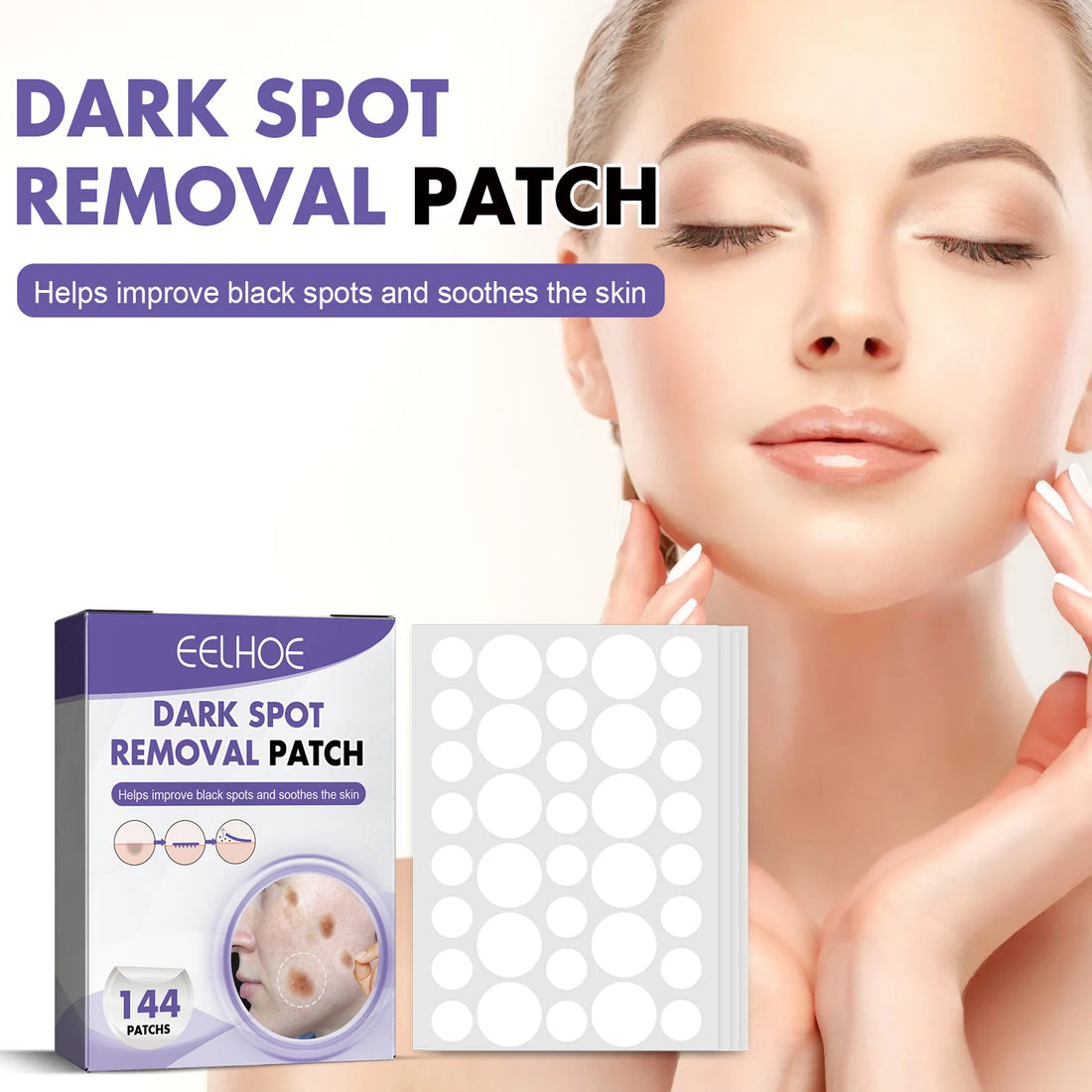 Spot-removing patches - for lightening facial dark spots, chloasma, pigmentation and melanin; moisturizing skin, spot patches