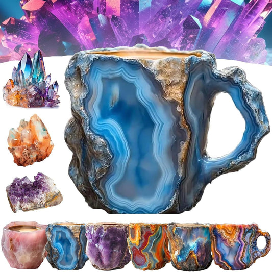 400ml Resin Mineral Crystal Coffee Mugs