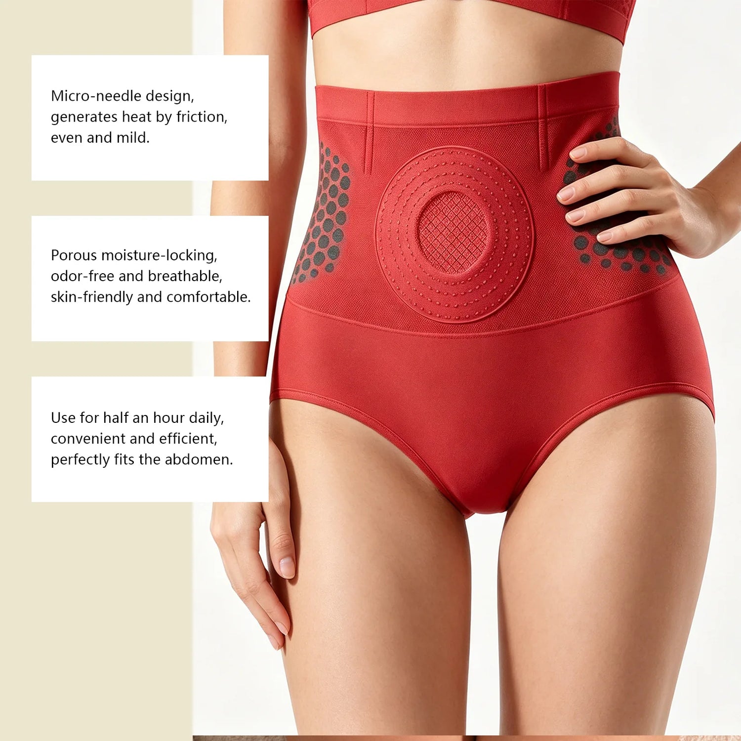 High-Waist Sculpting Shorts Women Tummy Control Butt Lifting Shapewear Solid Color Seamless Thigh Slimming Shorts