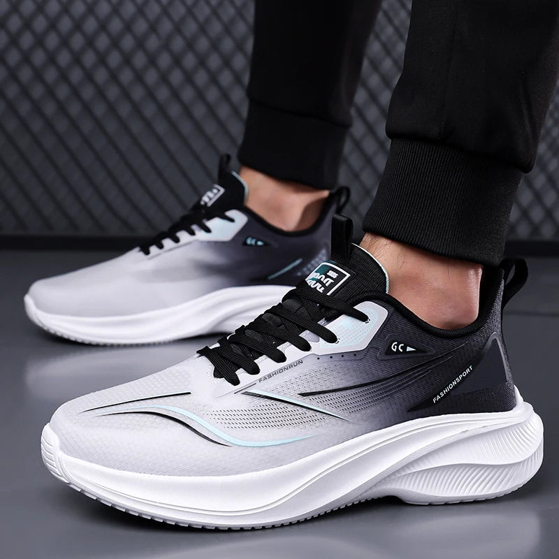 Summer popular unisex fashion versatile non-slip wear-resistant high-elastic breathable sweat-wicking casual running sports shoe