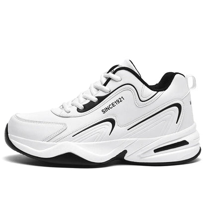 Men Sports Running Shoes Outdoor Walking Soft Casual Sneakers Fashion Designer Leather Sneaker Waterproof Men&