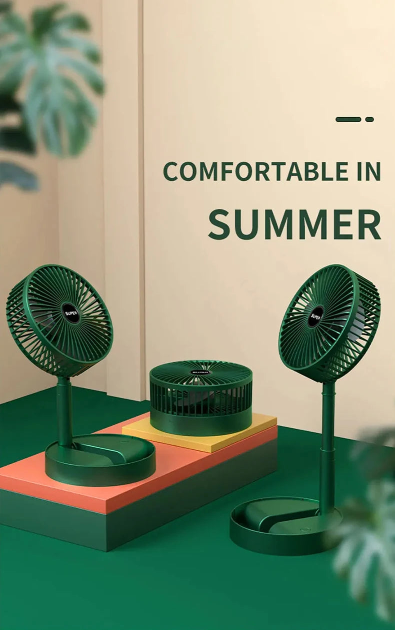 Mini Adjustable Folding Fan