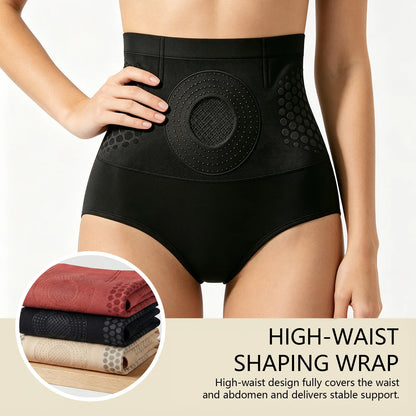 High-Waist Sculpting Shorts Women Tummy Control Butt Lifting Shapewear Solid Color Seamless Thigh Slimming Shorts