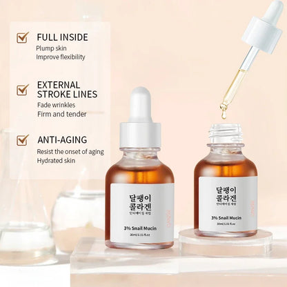 Korean Collagen Serum Skincare For Wrinkles Firming Lifting Protect Repair Skin Reduce Fine Lines Nourishing Smooth Facial
