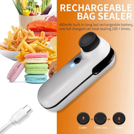 Rechargeable Handheld Sealer