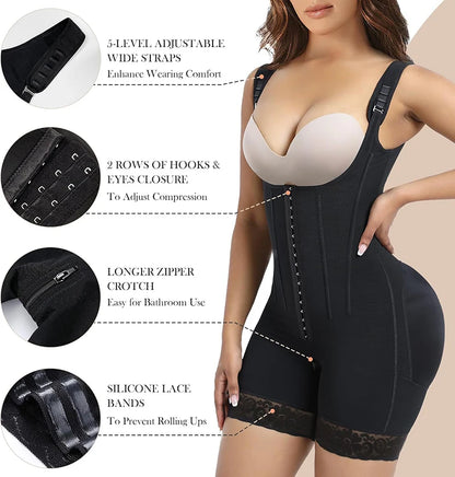 Bodysuits Shapewear Fajas Colombianas Girdle Body Shaper Lift Up Butt Lifter Slimming Sheath Tummy Control Panties Waist Trainer