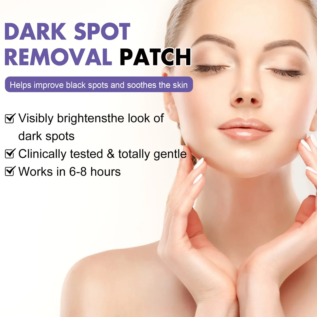 Spot-removing patches - for lightening facial dark spots, chloasma, pigmentation and melanin; moisturizing skin, spot patches