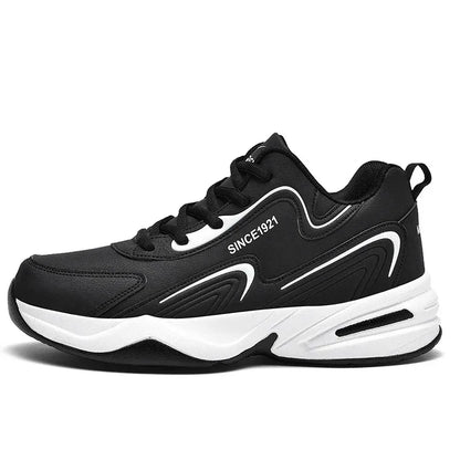 Men Sports Running Shoes Outdoor Walking Soft Casual Sneakers Fashion Designer Leather Sneaker Waterproof Men&