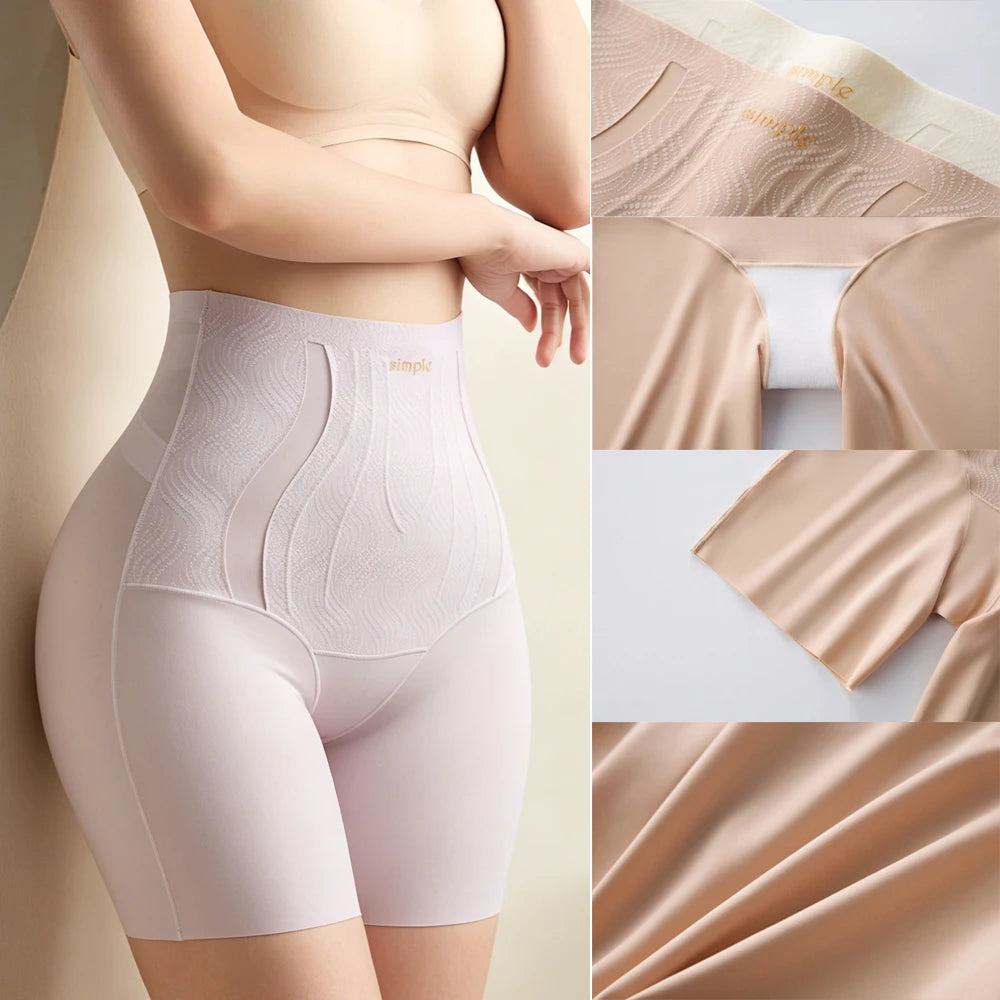 High Waist Tummy Control Shapewear Shorts for Women Breathable Seamless Body Shaper Underwear Skin Friendly Slim Shapers Panties