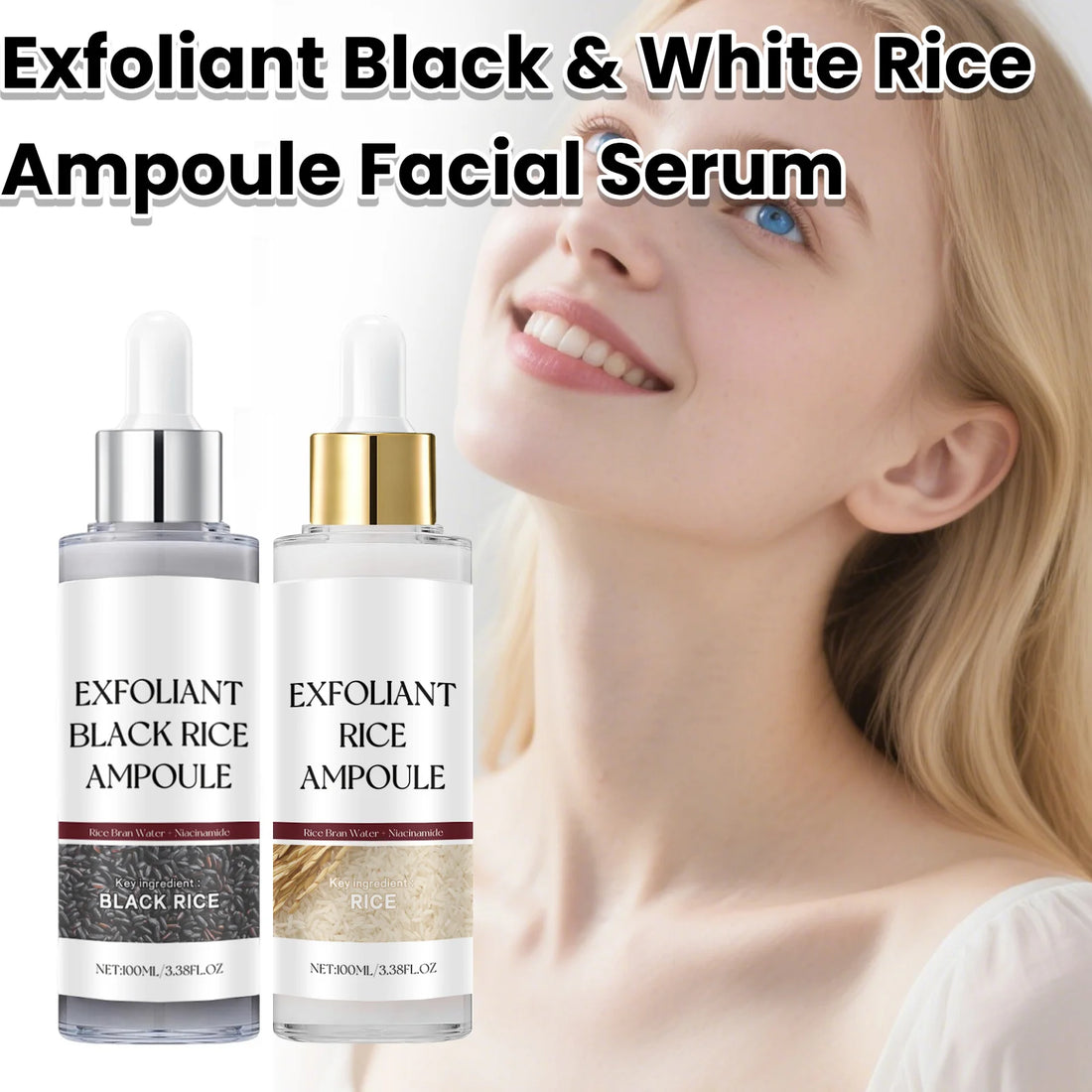 Korean Exfoliating Facial Serum Cleansing Pores Remove Dead Skin Purify Oil Control Smoothing Brightening Moisturizing Ampoule