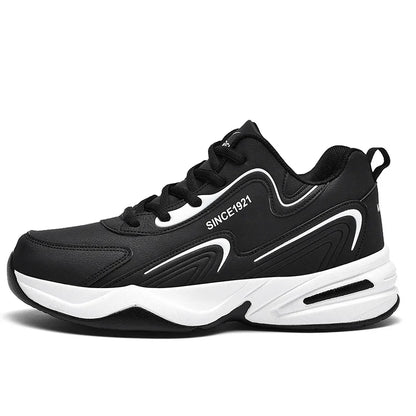 Men Sports Running Shoes Outdoor Walking Soft Casual Sneakers Fashion Designer Leather Sneaker Waterproof Men&