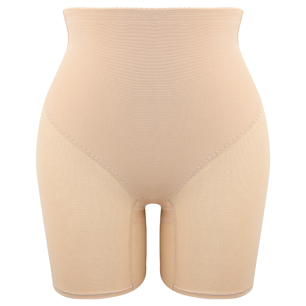 High Waist Tummy Control Shapewear Shorts for Women Mesh Butt Lifter Thigh Slimmer Underwear Seamless Body Shaper Panties
